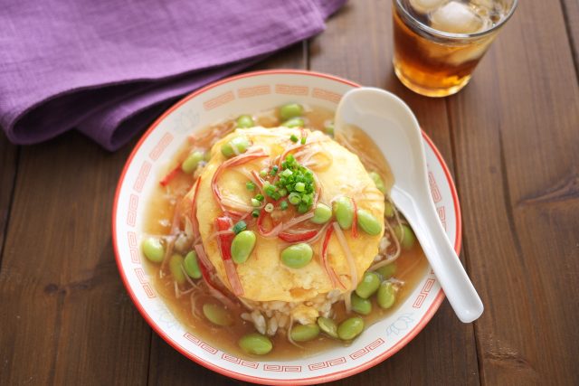 カニカマ天津飯