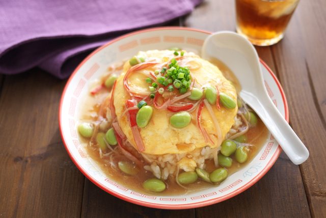 カニカマ天津飯