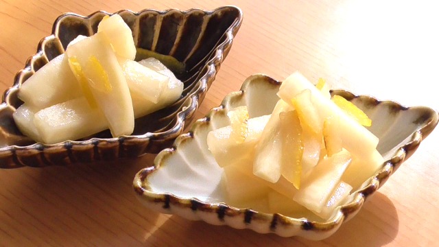 切って漬けるだけ！簡単やみつき「柚子大根」の作り方