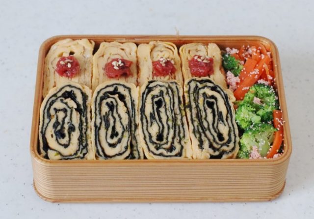2品弁当の詰め方