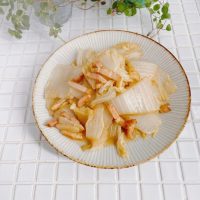 白菜とベーコンの蒸し焼き
