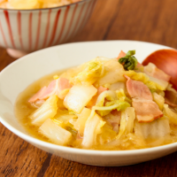 白菜とベーコンのうま煮