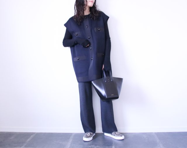 UNIQLOの「ウォッシャブルニットリブパンツ」