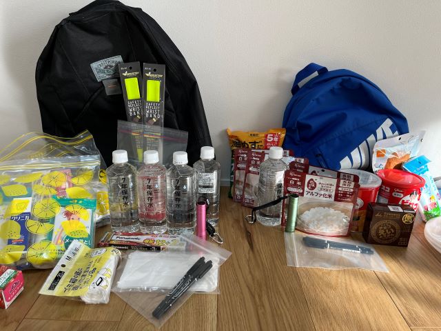 防災リュック中身