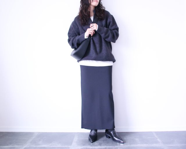 UNIQLO新作「ソフトリブクルーネックT」着回しコーデ