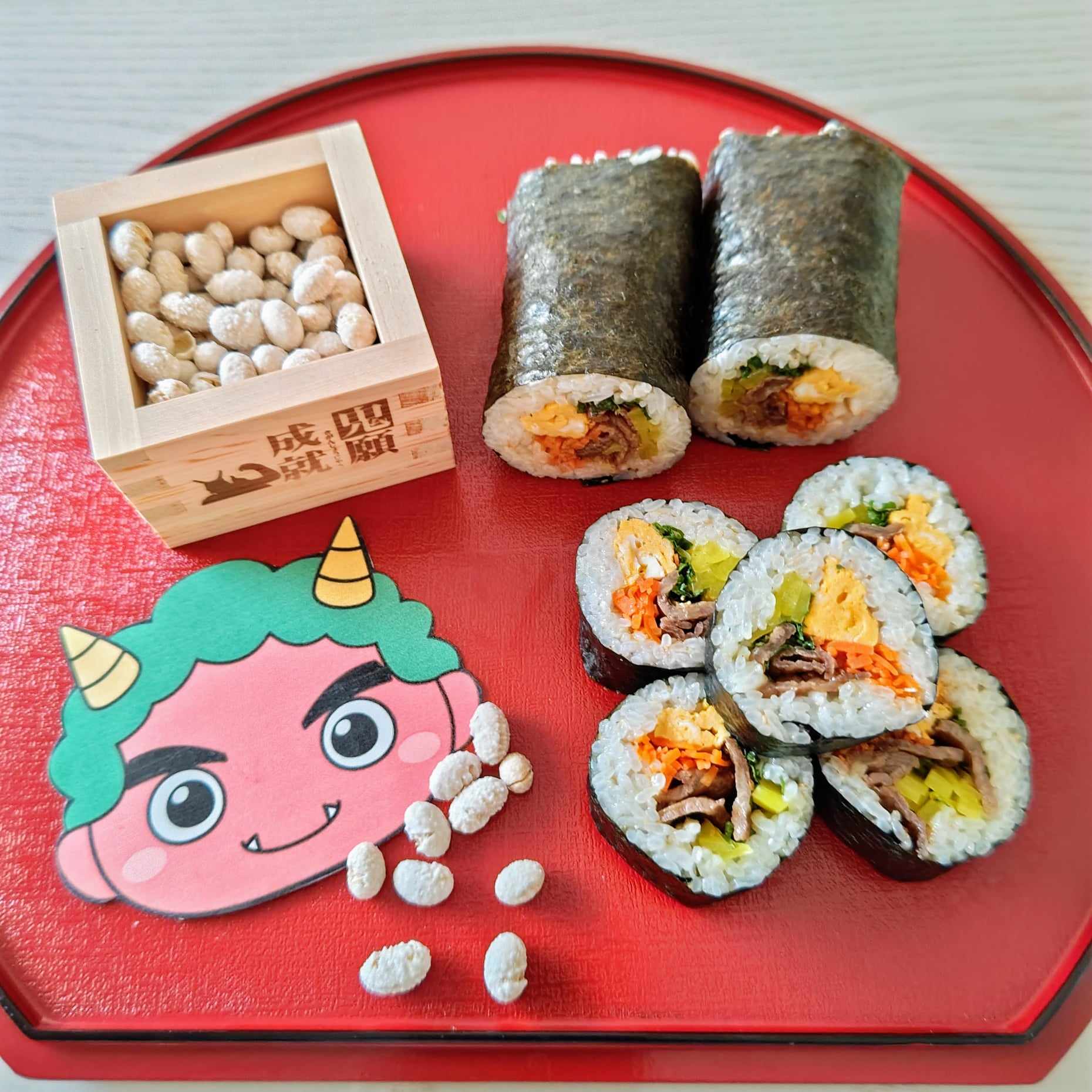 フライパン1つで簡単！「キンパ風」恵方巻の作り方【節分レシピ】