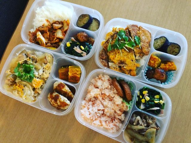 手作りの冷凍弁当