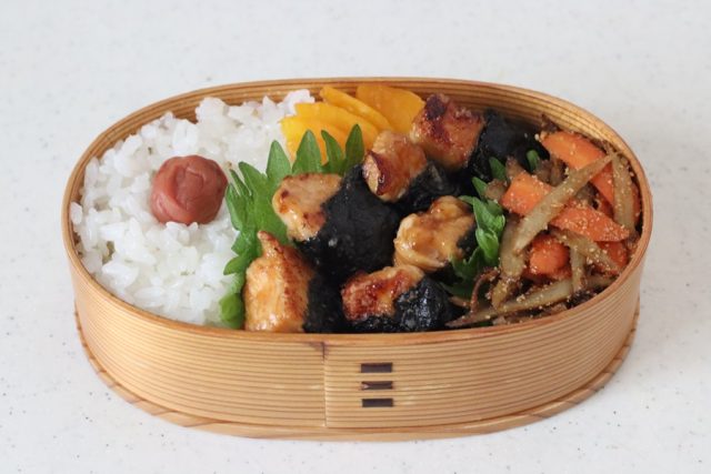 2品弁当の詰め方
