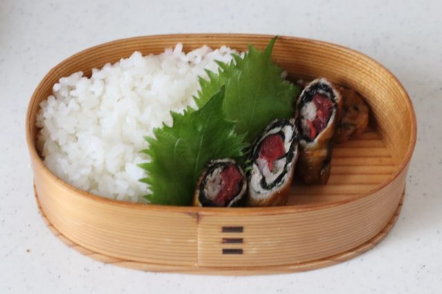 2品弁当の詰め方