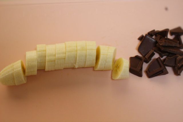 バナナとチョコ