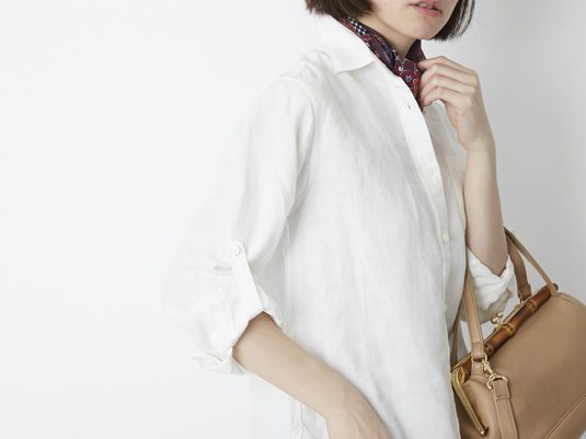rolca/フレンチリネンシャツ