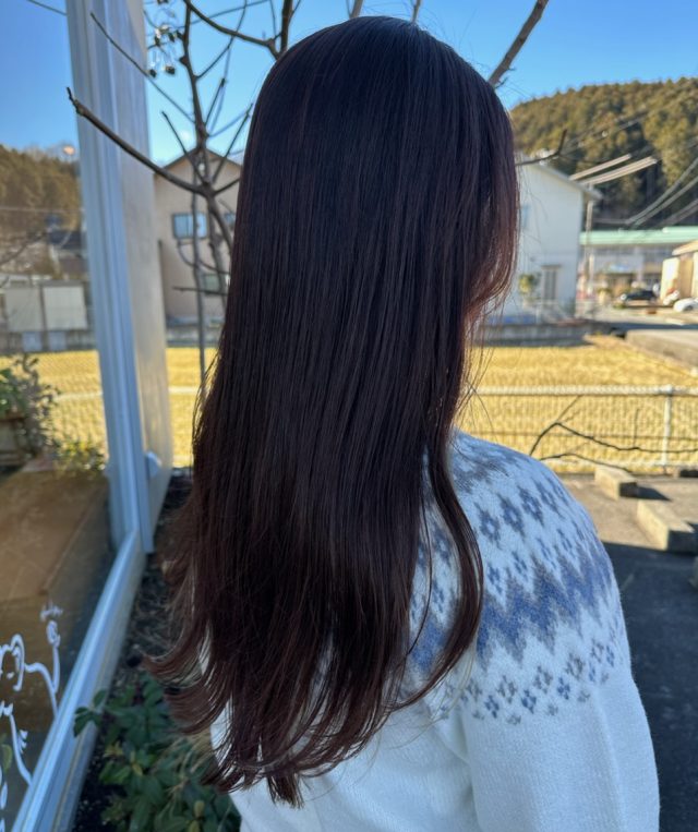 ロングヘアの女性