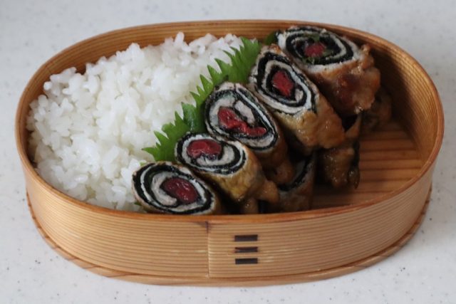 2品弁当の詰め方