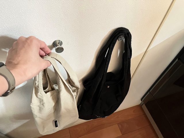 エコバック 掛ける収納