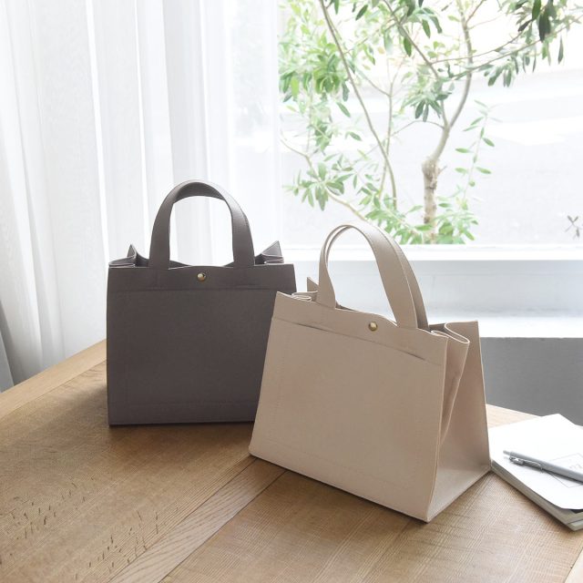 「荷物整理がしやすい ミニトートバッグ」