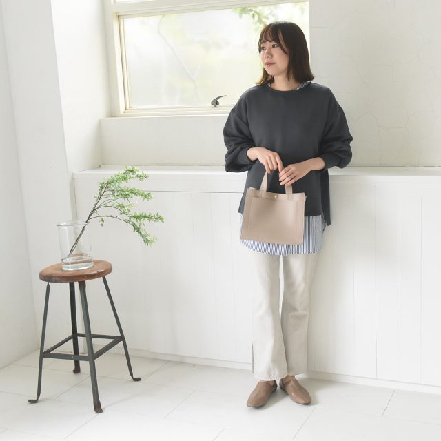 「荷物整理がしやすい ミニトートバッグ」