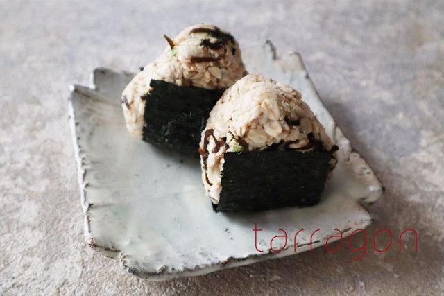 オートミール米化「塩昆布のおにぎり」
