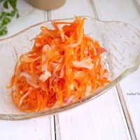にんじんとハムのマリネ