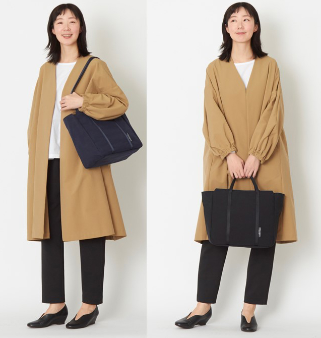 MAISON CANVVAS/軽量&撥水の自立する2wayトートバッグ