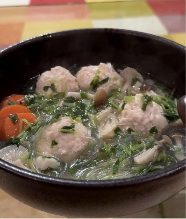 春雨のしょうがスープ