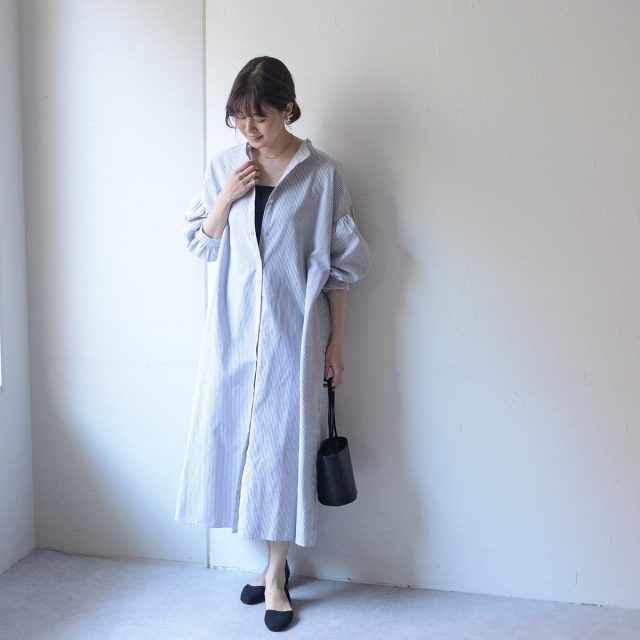 【ナイロン素材】チラ見えを防ぐ スクエア タンクワンピース/カウリーナ