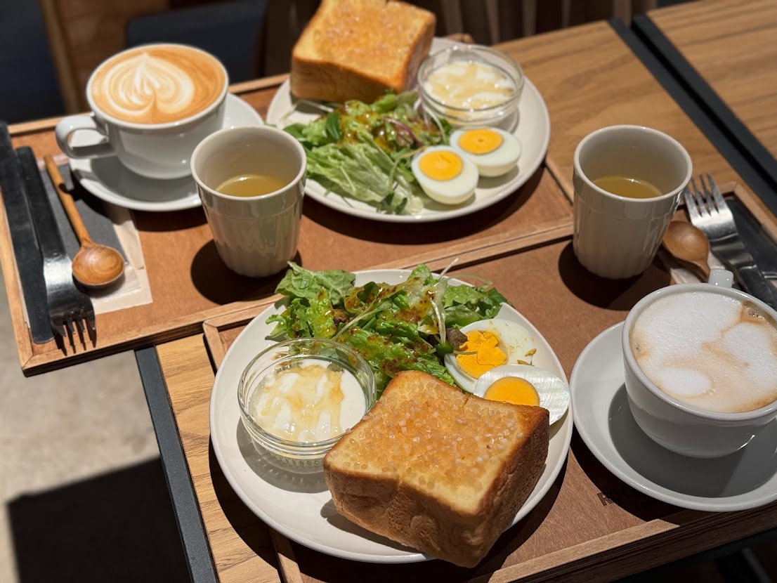 堀江「Rocks Cafe」モーニングセット