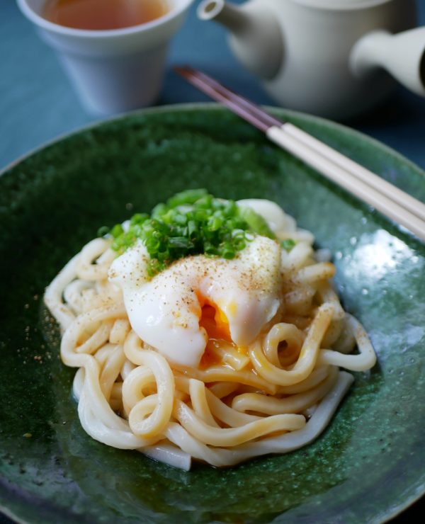 温玉のせ伊勢うどん風
