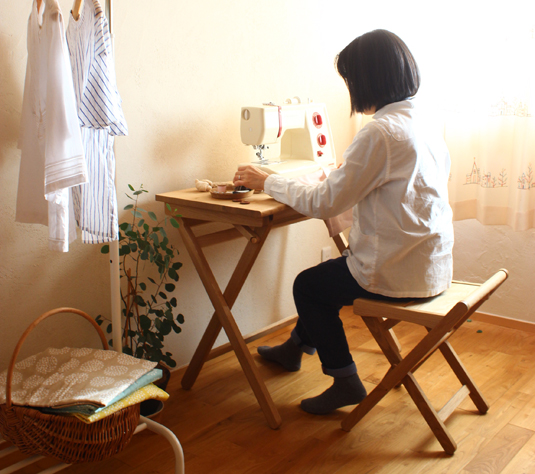 「OAK VILLAGE」折りたたみデスク