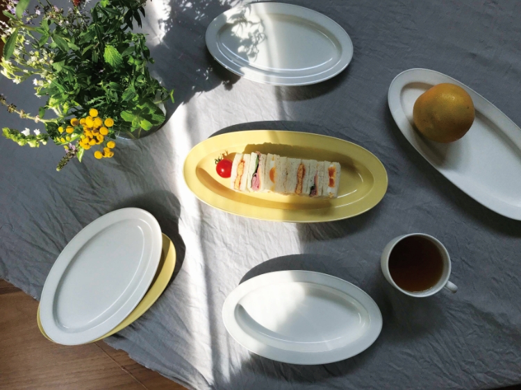 miyama./racca ポワソン浅皿 31cm