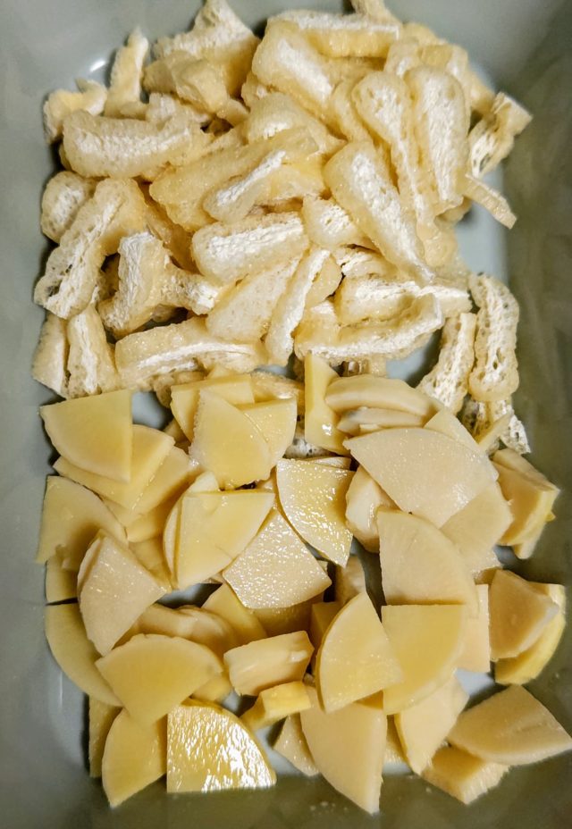 たけのこと油揚げ