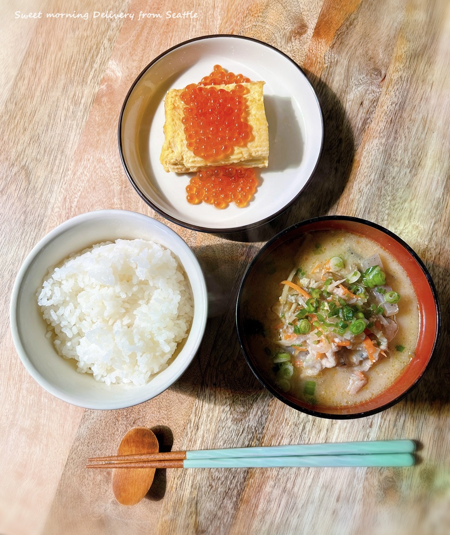酒粕汁と出汁巻き卵