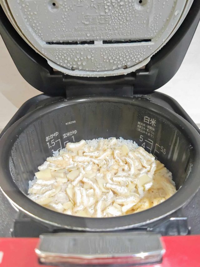 炊飯器 たけのこご飯