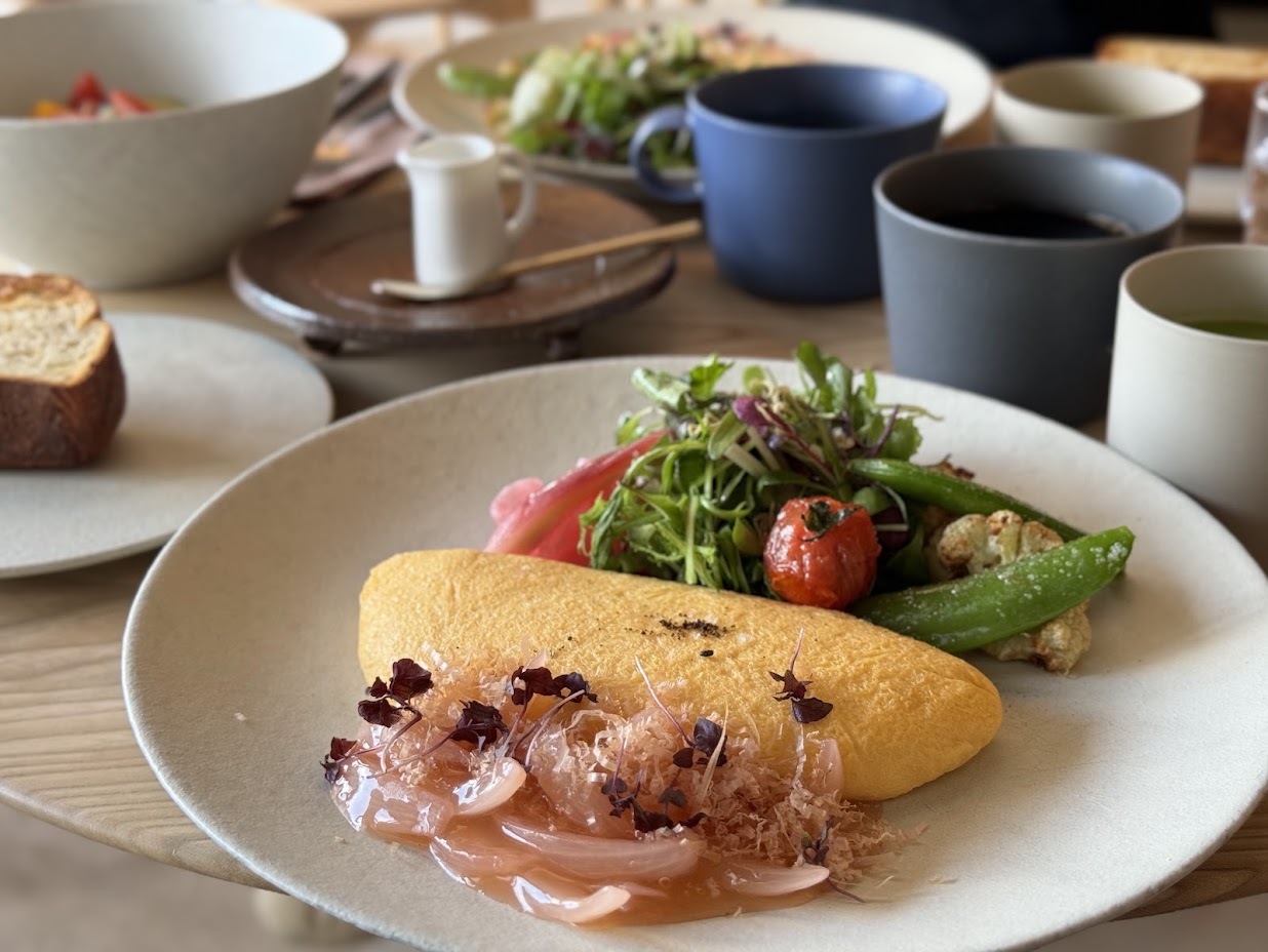 【京都】リピート必須！和を折込んだ洋朝食＠「喫茶喜心kyoto」のオムレツプレート
