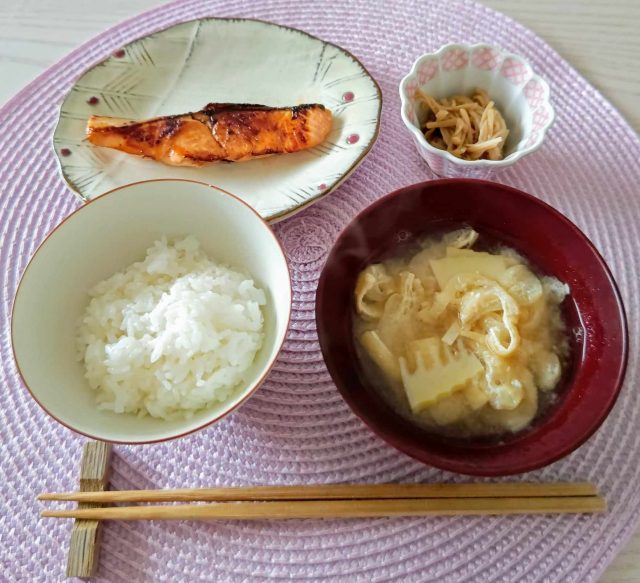 醤油漬け焼き鮭