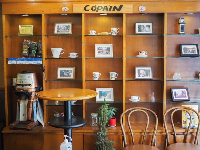 老舗喫茶店「コパン」店内
