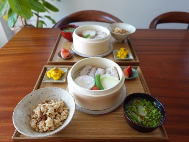 蒸し器を使った料理