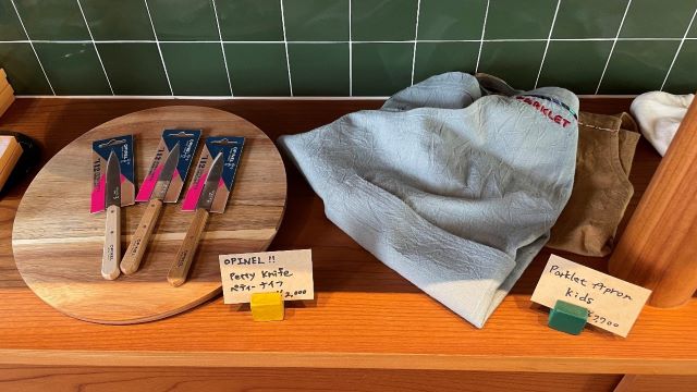 店内で販売される雑貨