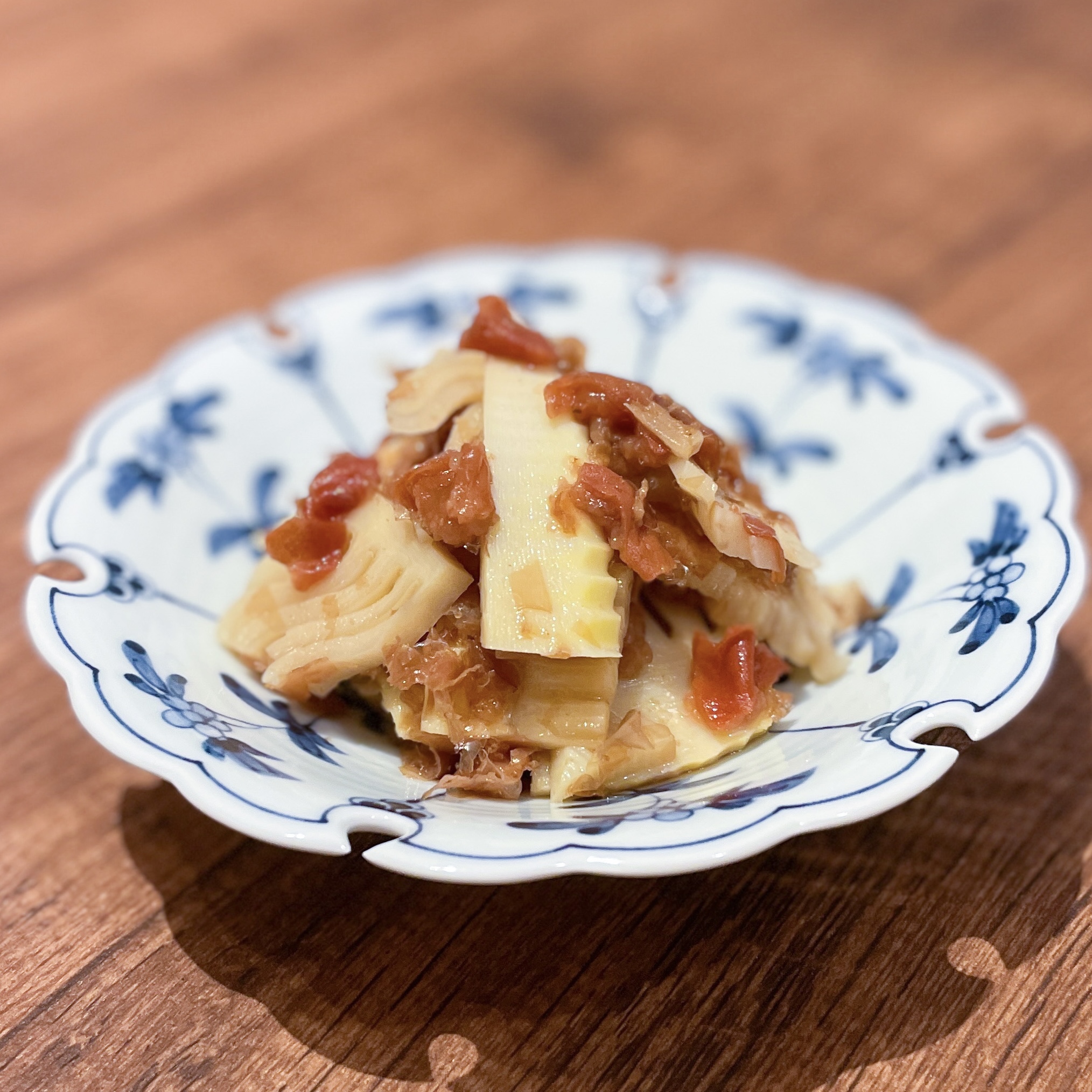 火を使わずレンジで簡単！低糖質ダイエットレシピ「たけのこの梅おかか煮」