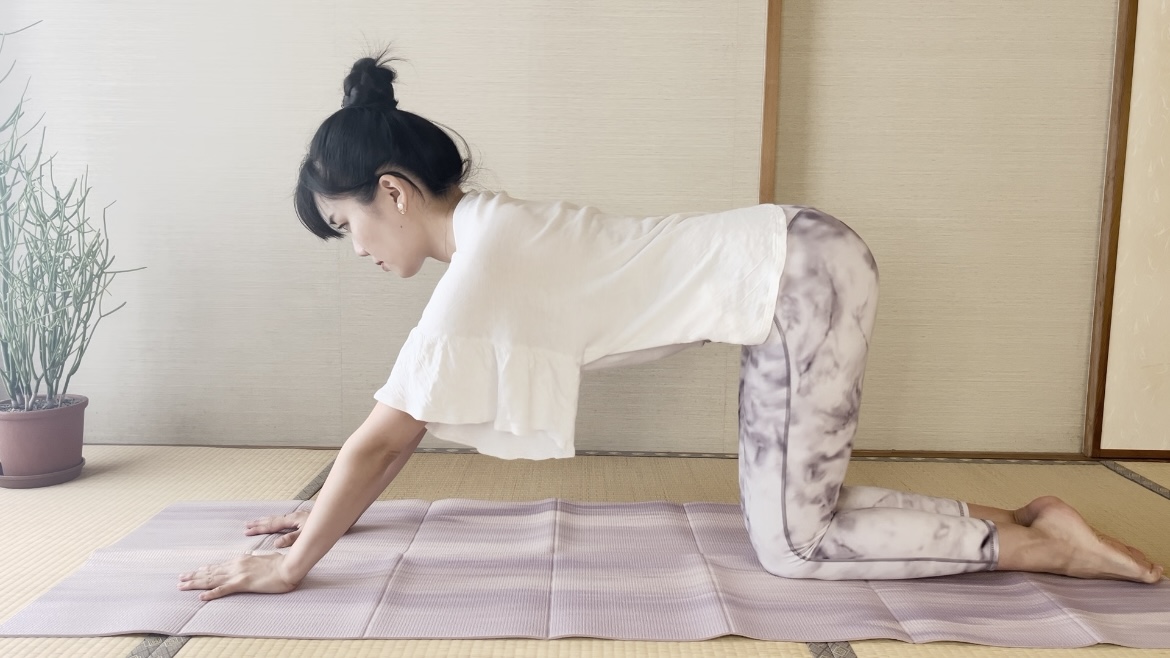 ノースリーブからスラリ！「二の腕引き締め」ピラティス