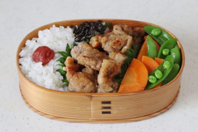 2品弁当の詰め方