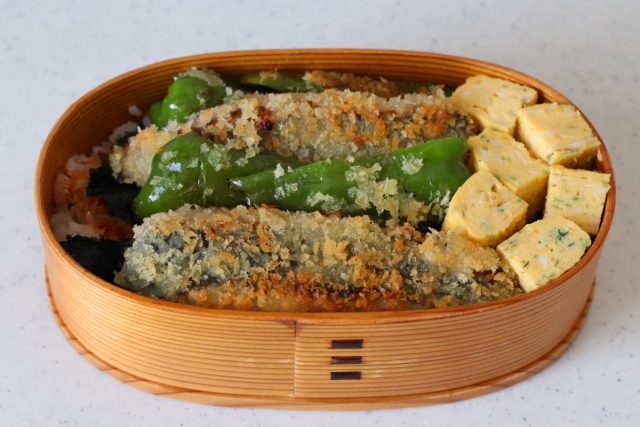 2品弁当の詰め方