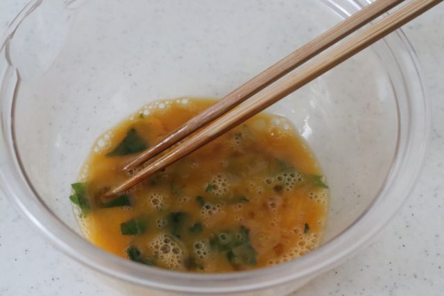 大葉の卵焼き