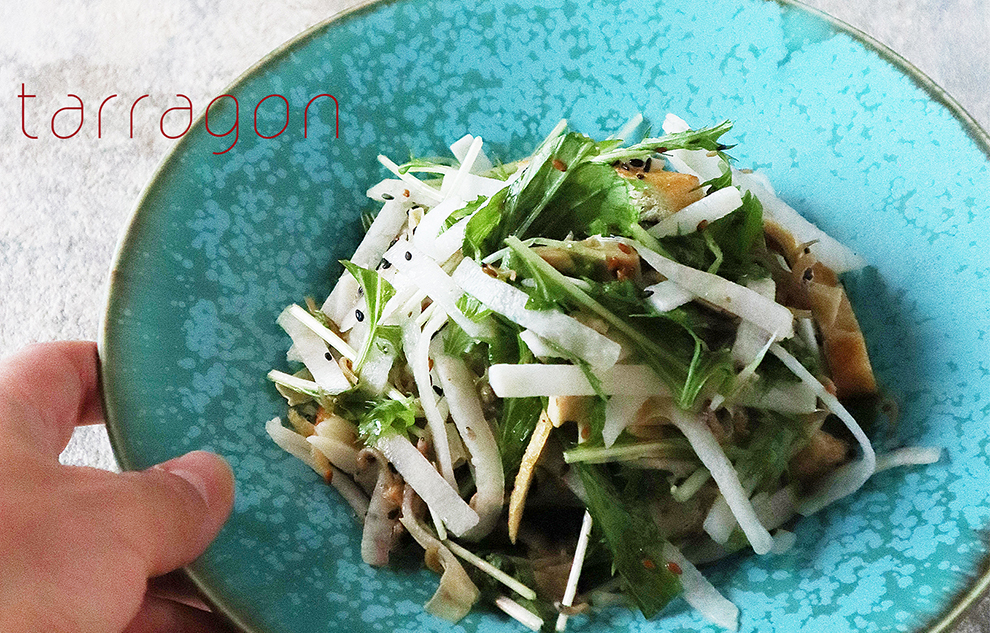 さっぱり味のお通しみたい！簡単「しゃきしゃき大根と水菜のサラダ」