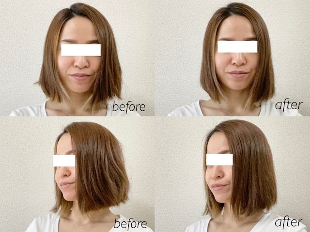 ストレートアイロンの当て方