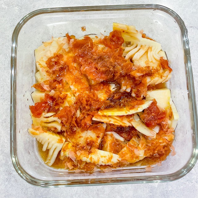 たけのこの梅おかか煮