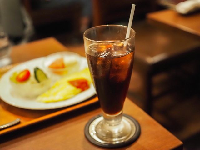 新橋「ブラボオ」 モーニング アイスコーヒー