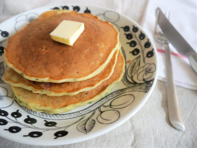 ズッキーニのパンケーキ