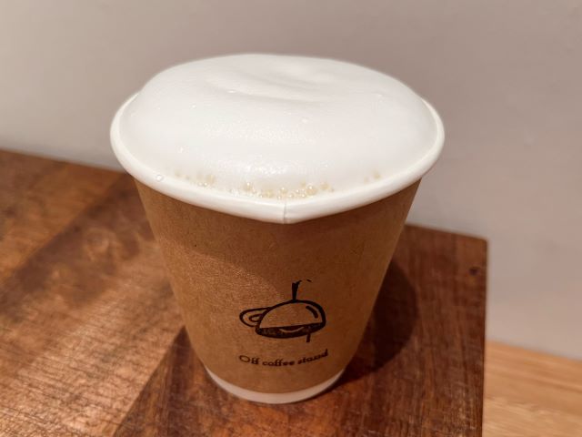 ミルクたっぷりのカフェオレ