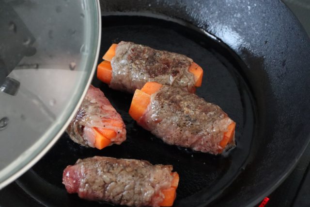 にんじん肉巻き