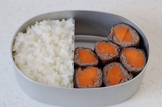 2品弁当の詰め方
